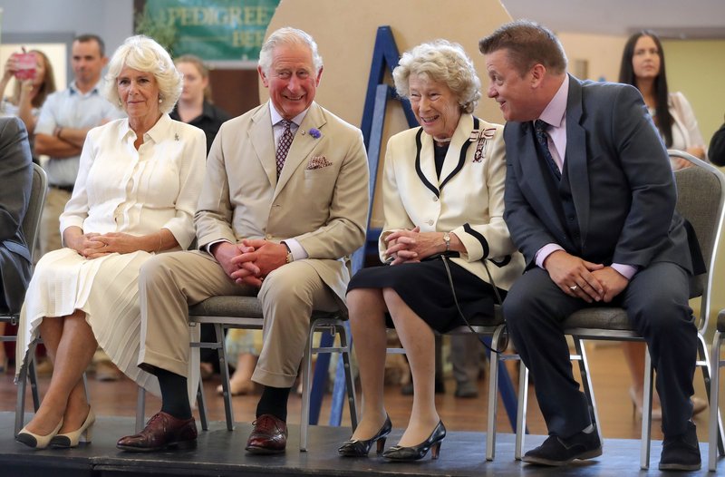 Queen Camilla, King Charles and Dame Sh\u00e2n Legge-Bourke