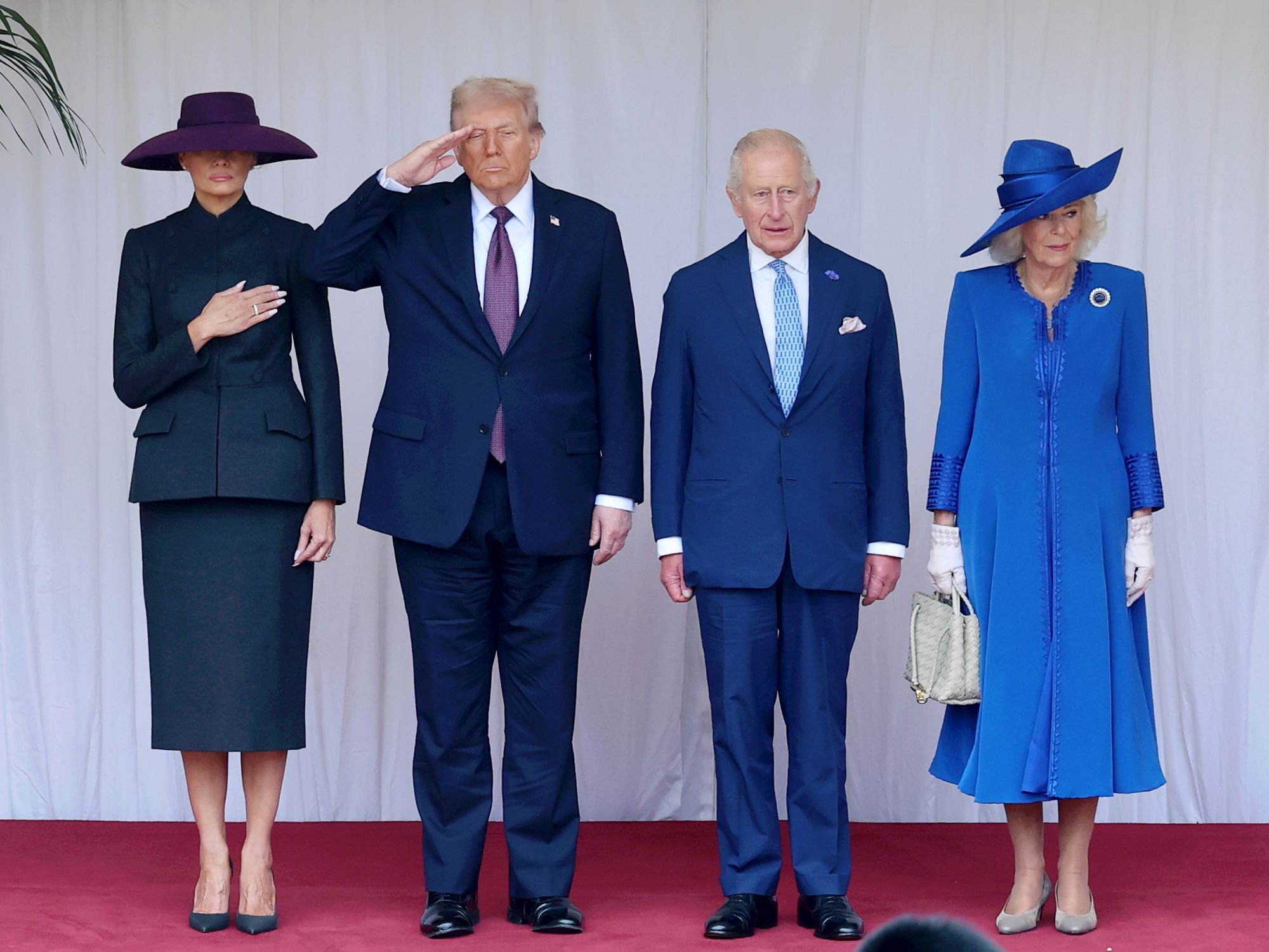 Queen Camilla, King Charles, Donald Trump, Melania Trump