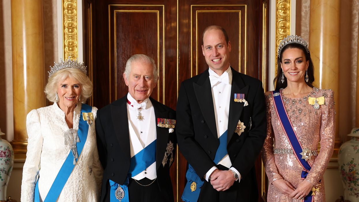 Queen Camilla, King Charles, Prince William and Princess Kate