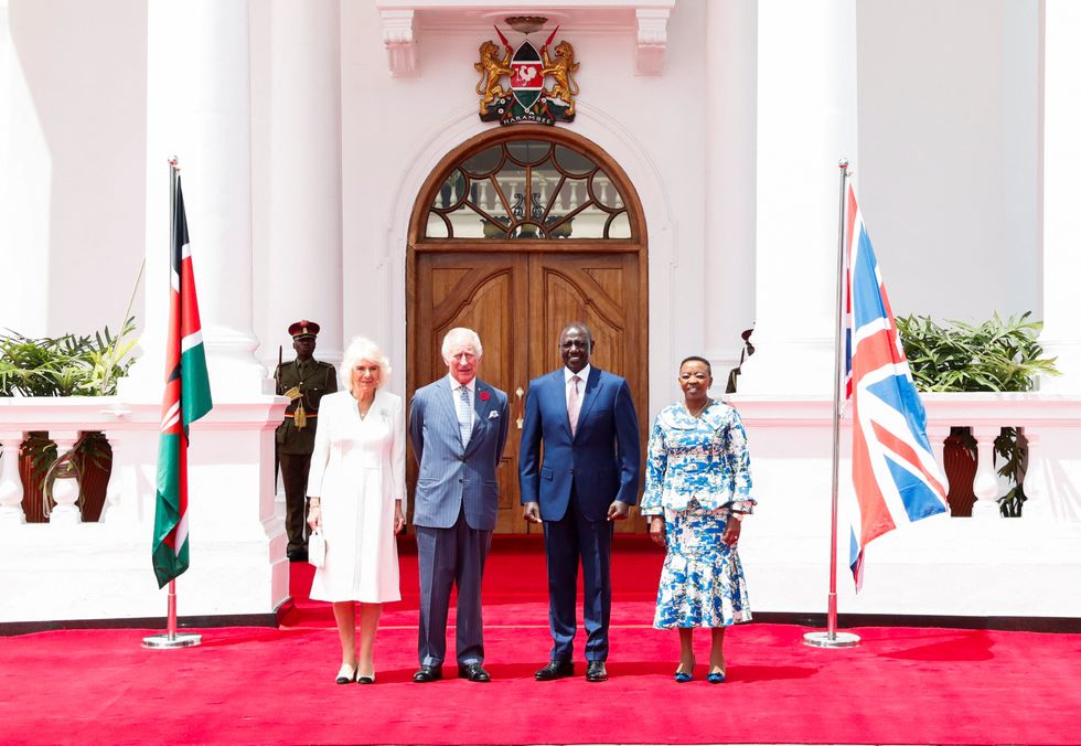 Queen Camilla, King Charles, William Ruto and Rachel Ruto