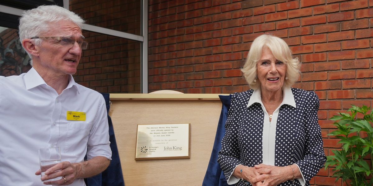 Queen Camilla opens new rooftop garden in South London hospital Queen Camilla opens new rooftop garden in South London hospital