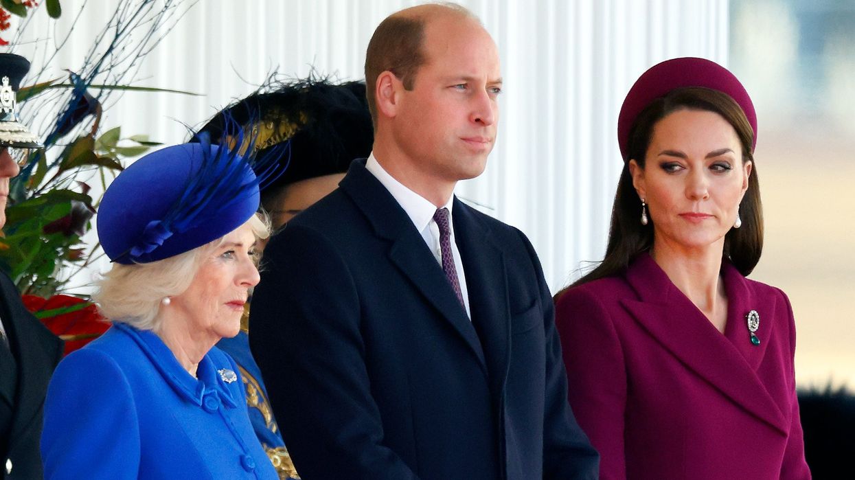 Queen Camilla, Prince William and Kate Middleton