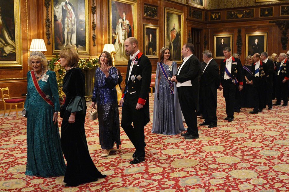 Queen Camilla, Prince William, Princess Kate