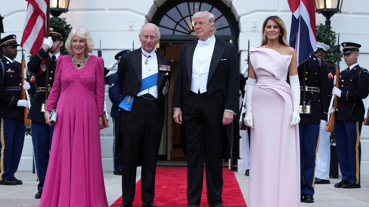 Queen Camilla turns heads in deep pink gown as Donald and Melania Trump host State Dinner