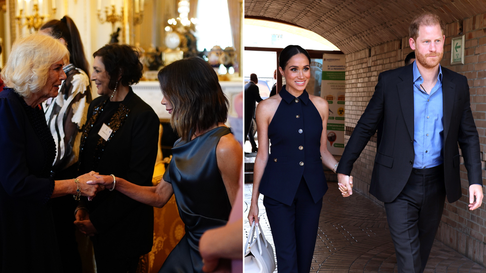 Queen Camilla, \u200bVictoria Beckham, Prince Harry and Meghan Markle