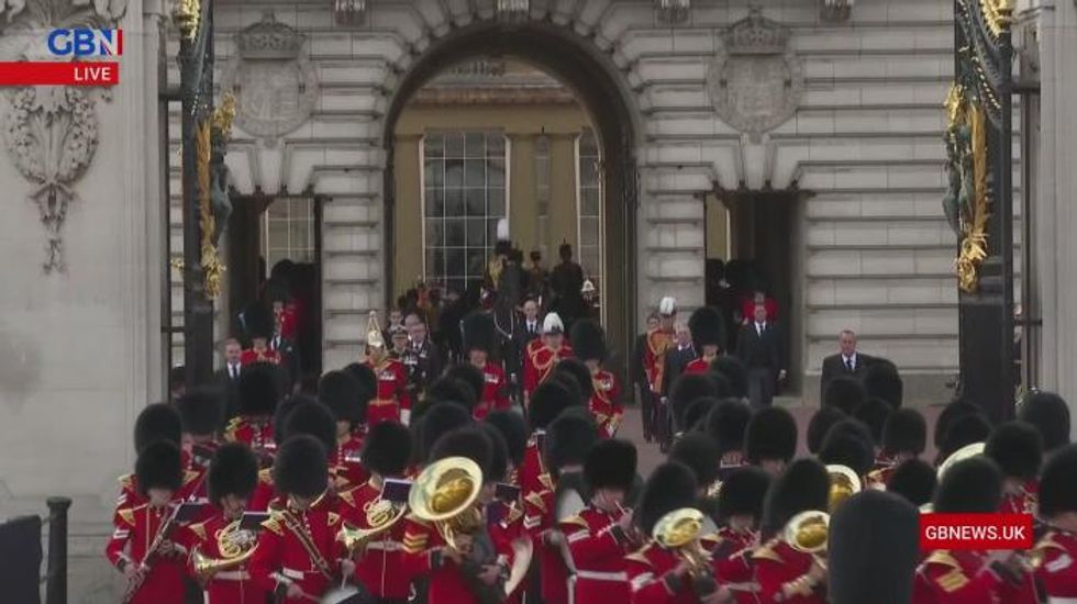 Prince Andrew cuts forlorn figure in Queen Elizabeth II's coffin procession to Westminster Hall