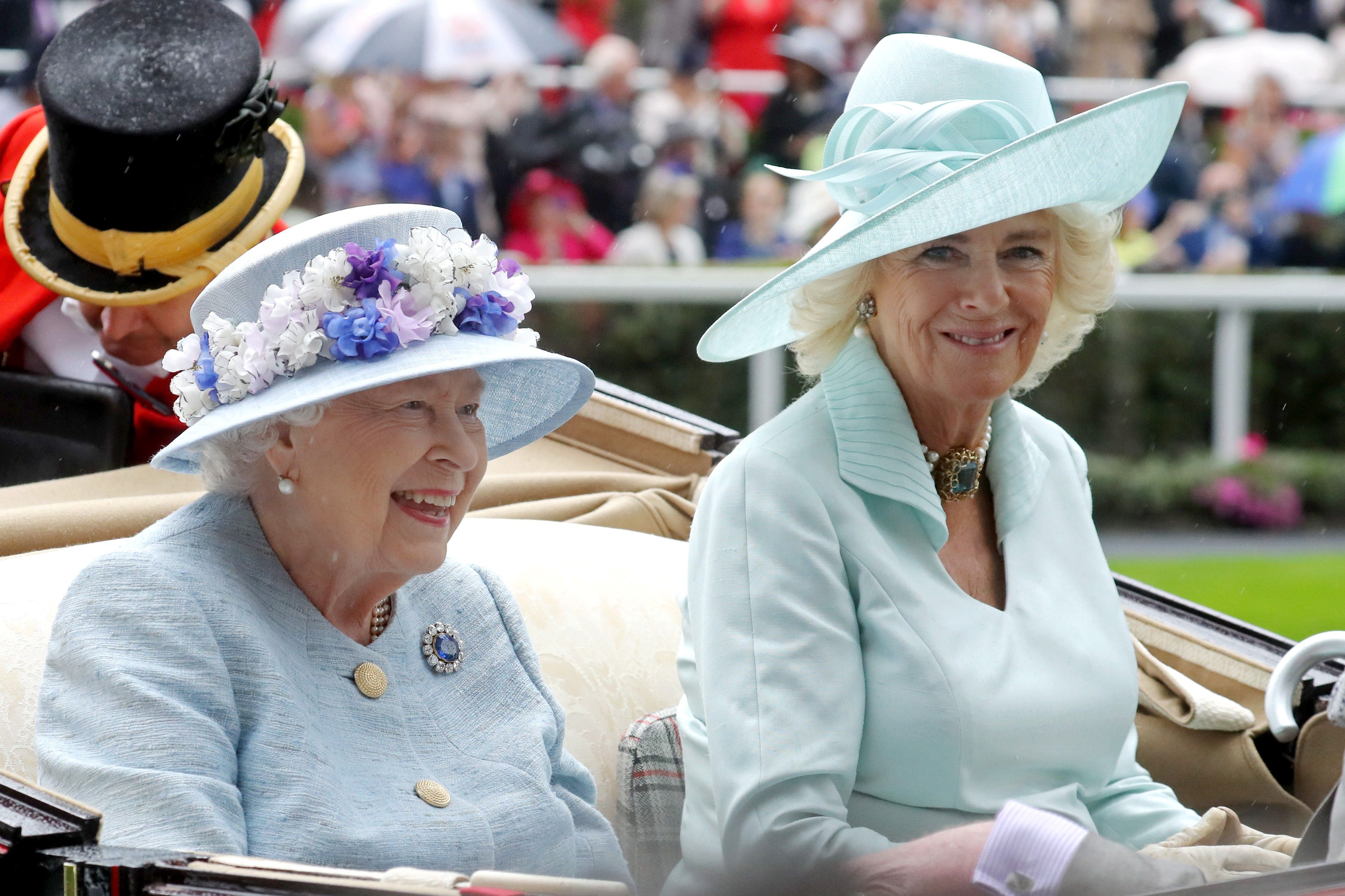 Queen Elizabeth and Camilla