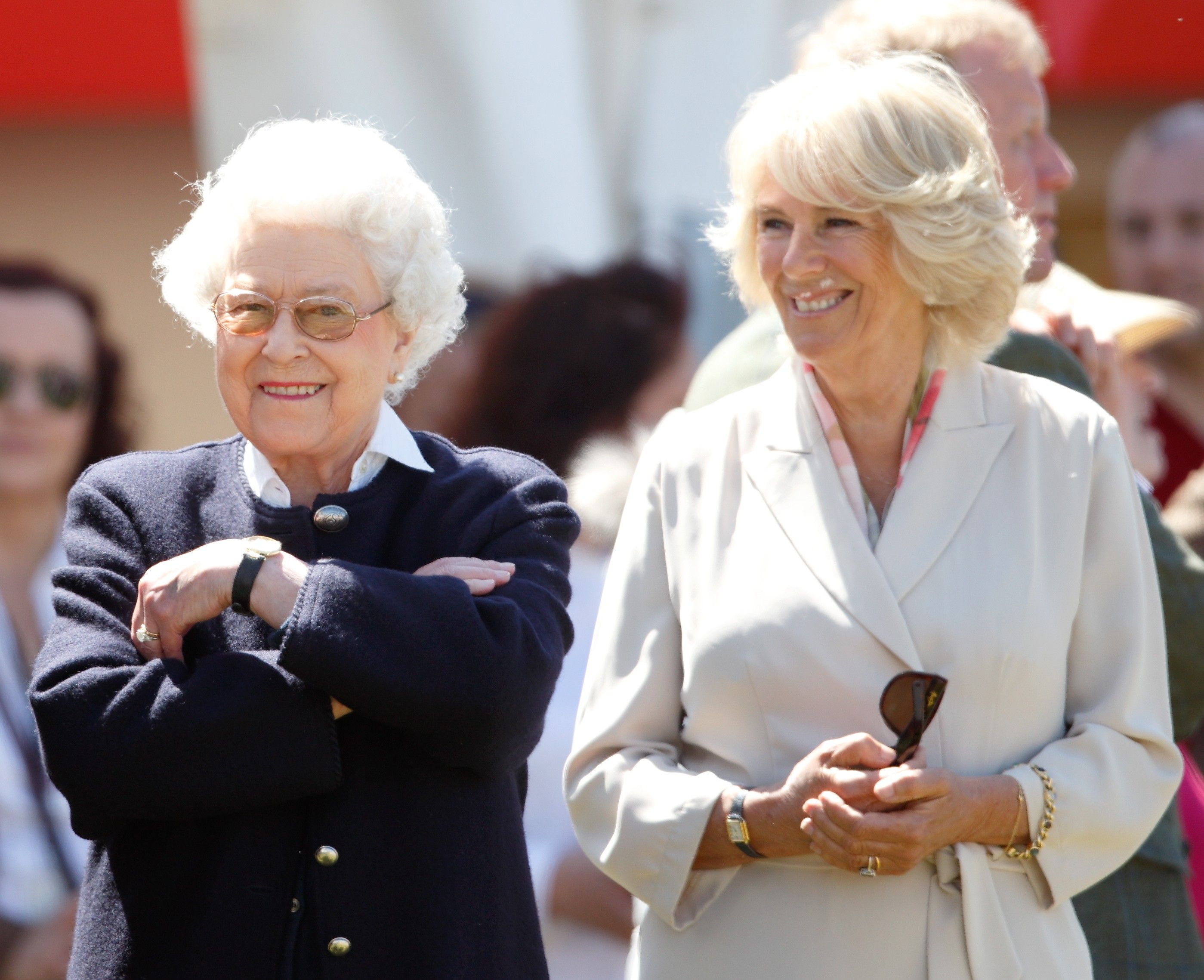 Queen Elizabeth and Camilla