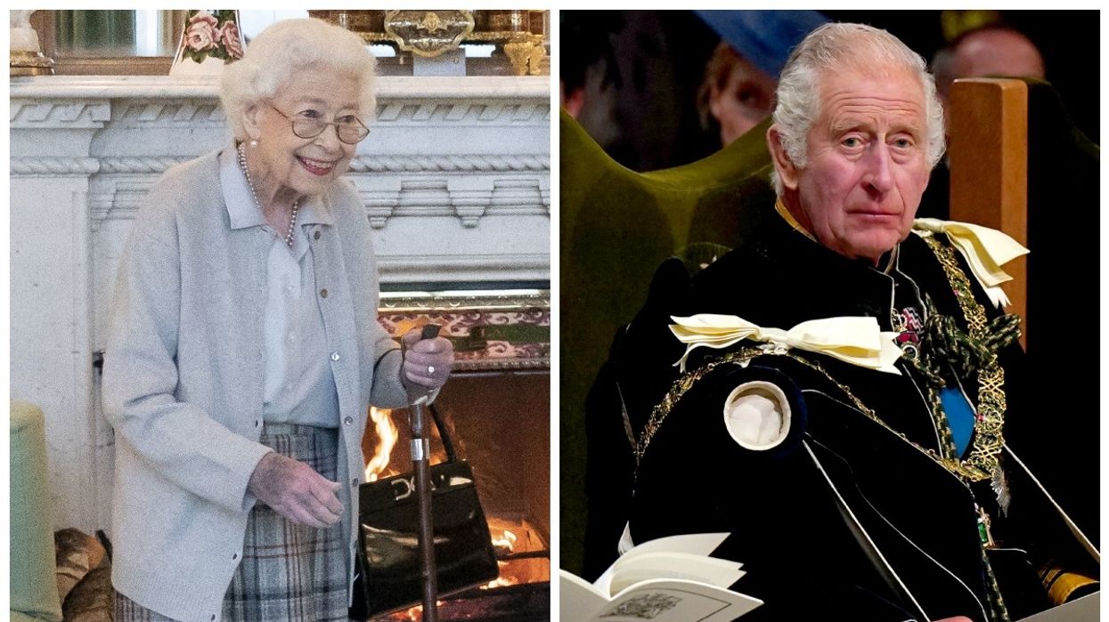 Queen Elizabeth and King Charles