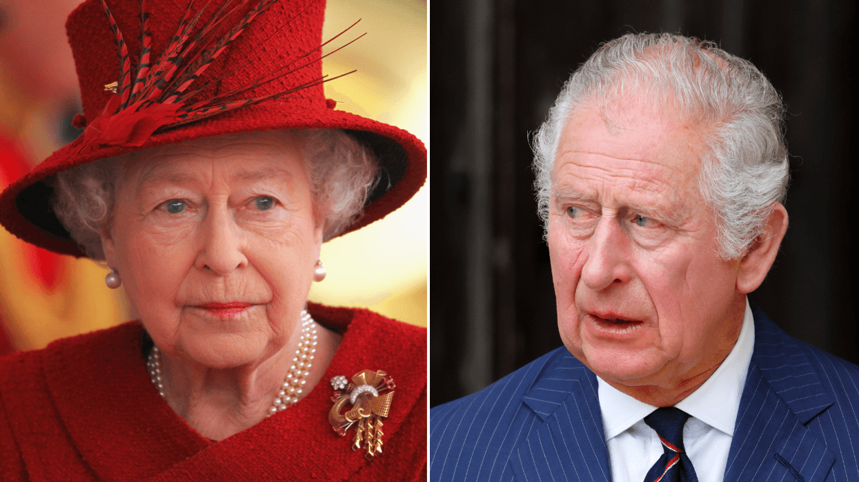 Queen Elizabeth and King Charles