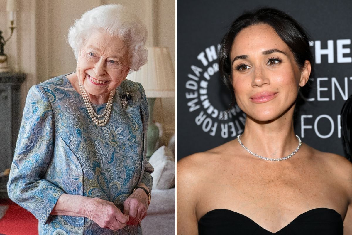 Queen Elizabeth and Meghan Markle