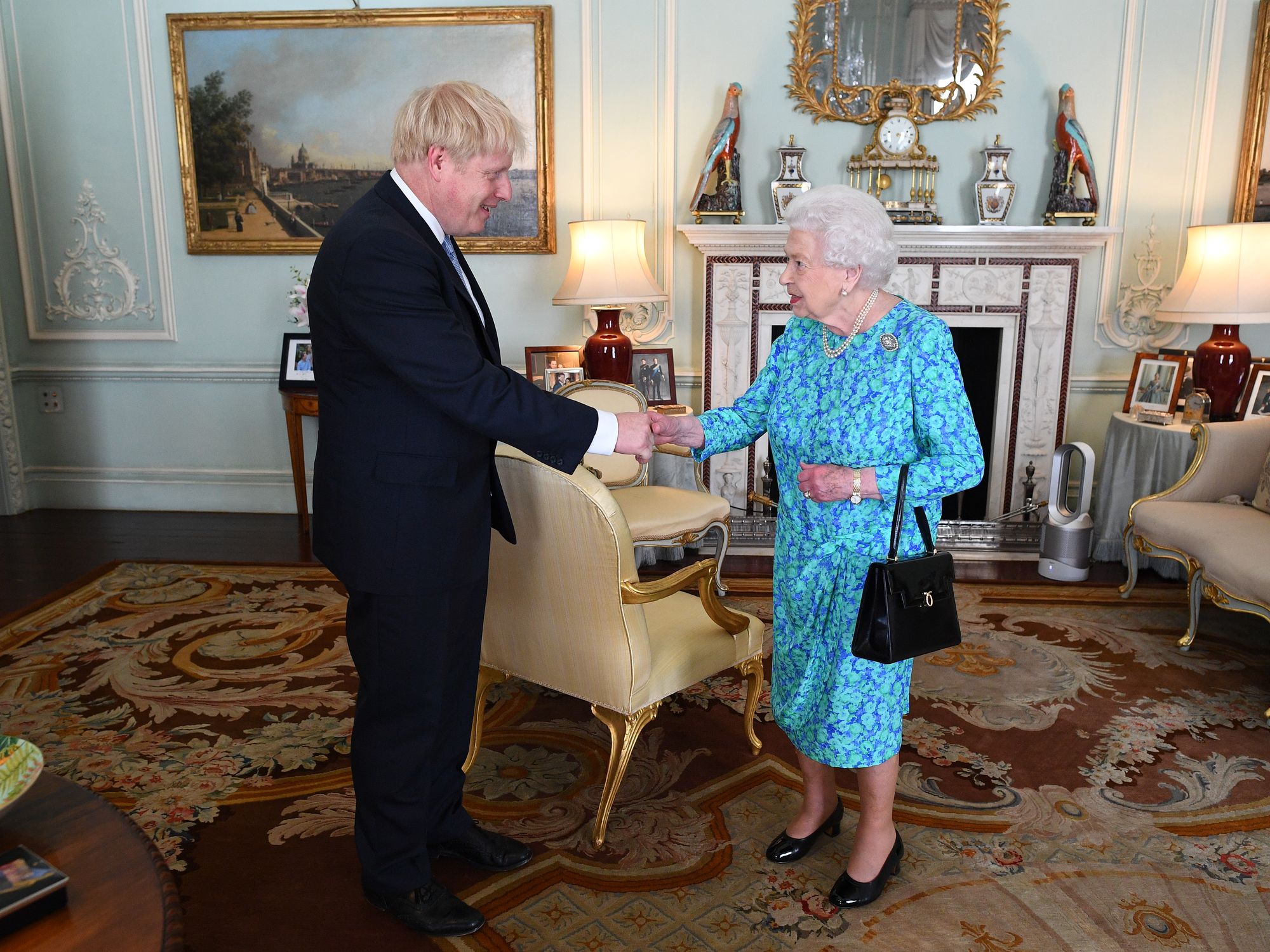 Queen Elizabeth,  Boris Johnson