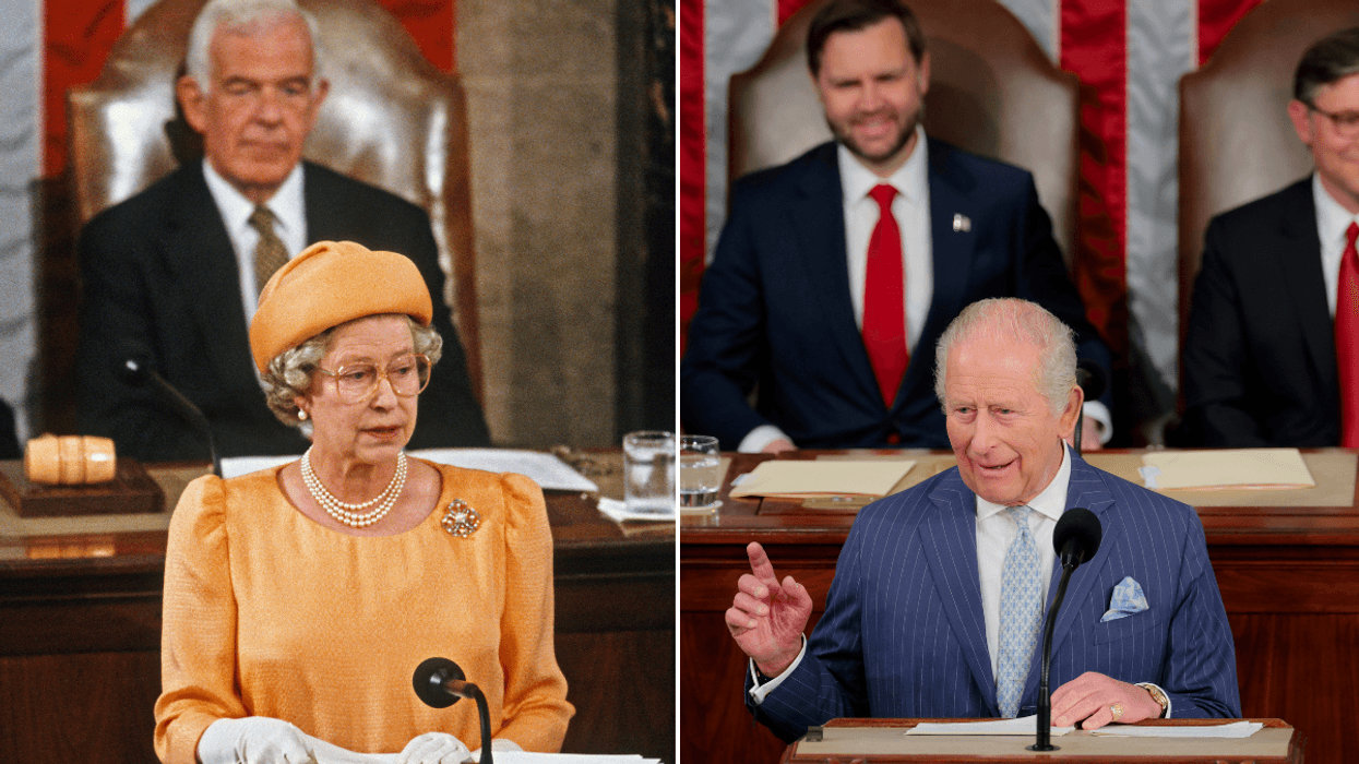 Queen Elizabeth II and King Charles
