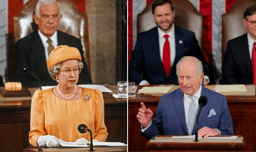 Queen Elizabeth II and King Charles