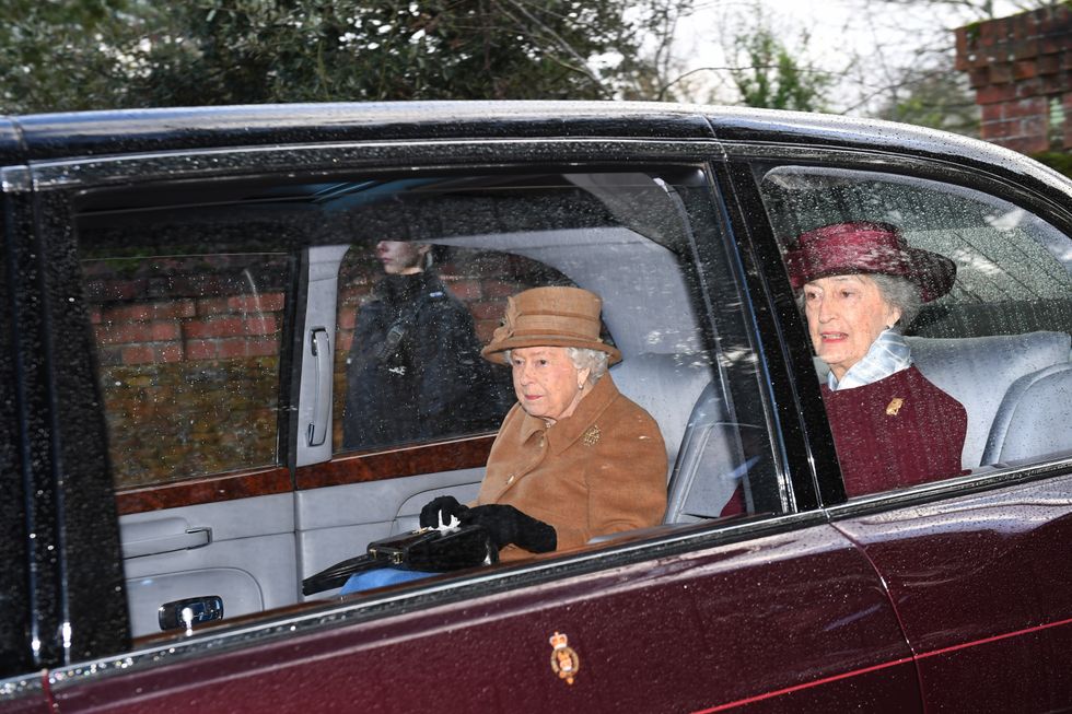 Queen Elizabeth II and Lady Susan Hussey