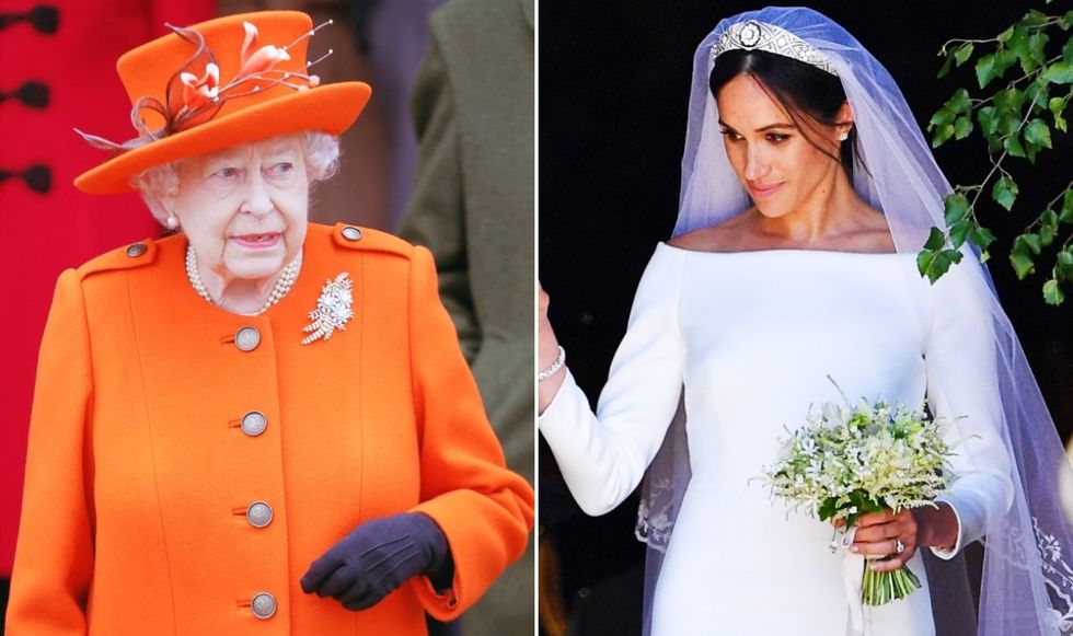 Queen Elizabeth II and Meghan Markle