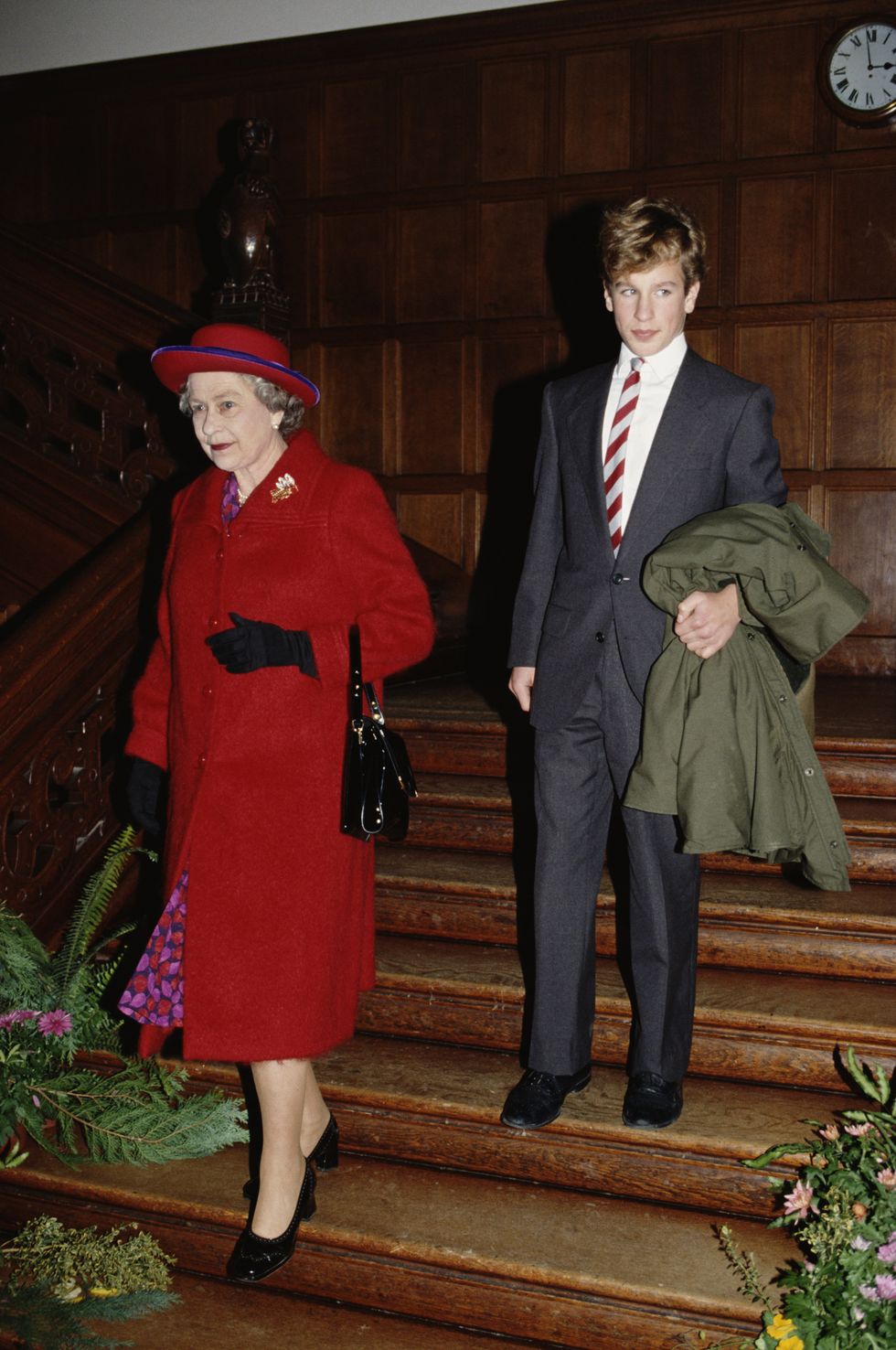 Queen Elizabeth II and Peter Phillips
