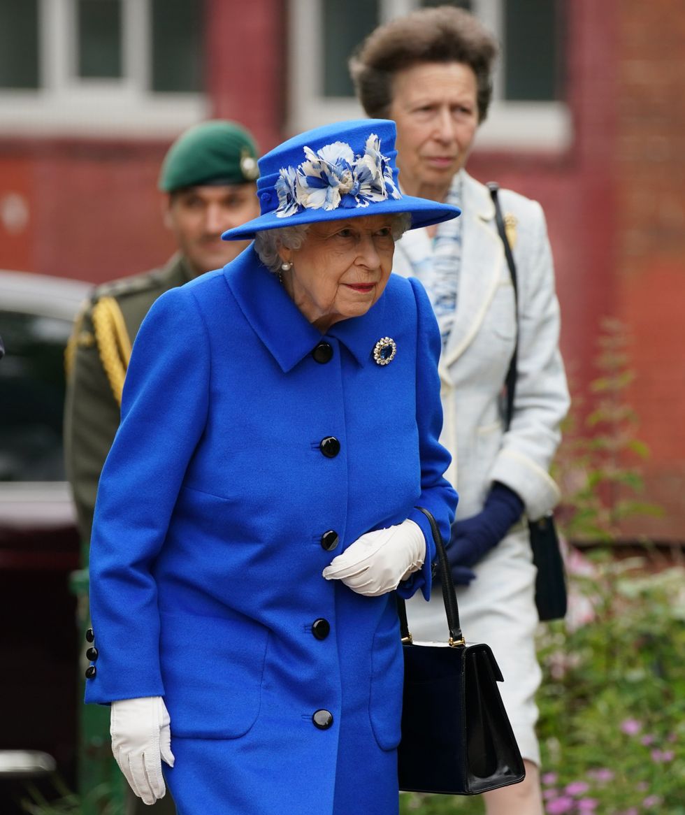 Queen Elizabeth II and Princess Anne
