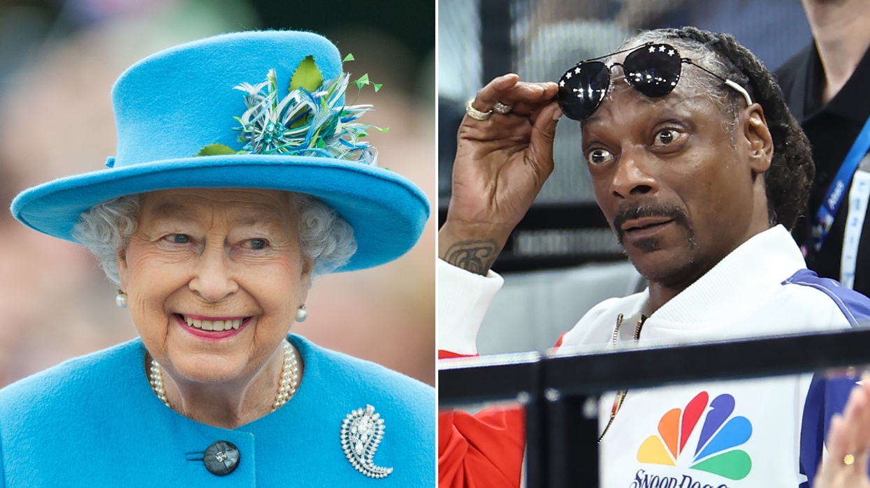 Queen Elizabeth II and Snoop Dogg