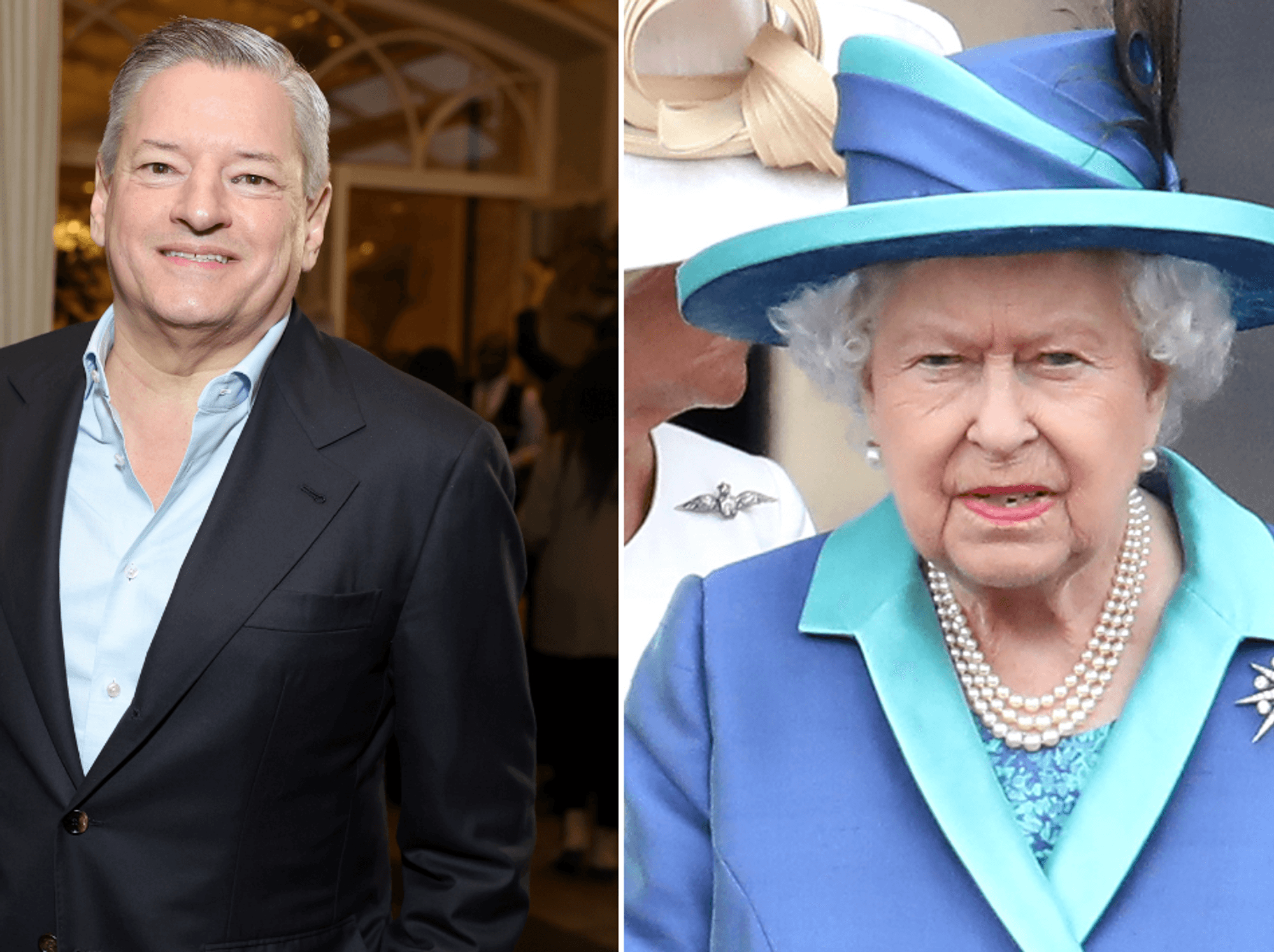 Queen Elizabeth II and Ted Sarandos