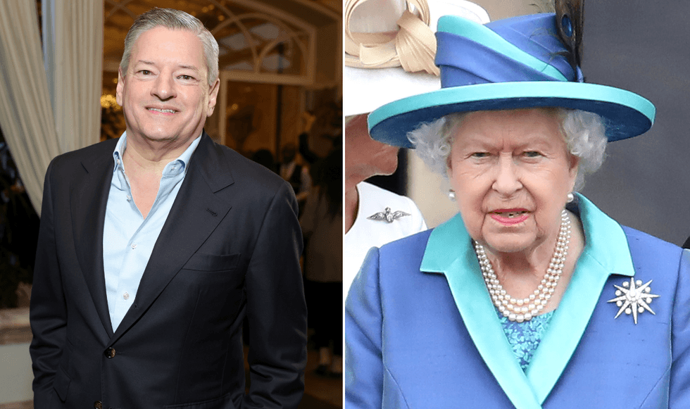 Queen Elizabeth II and Ted Sarandos