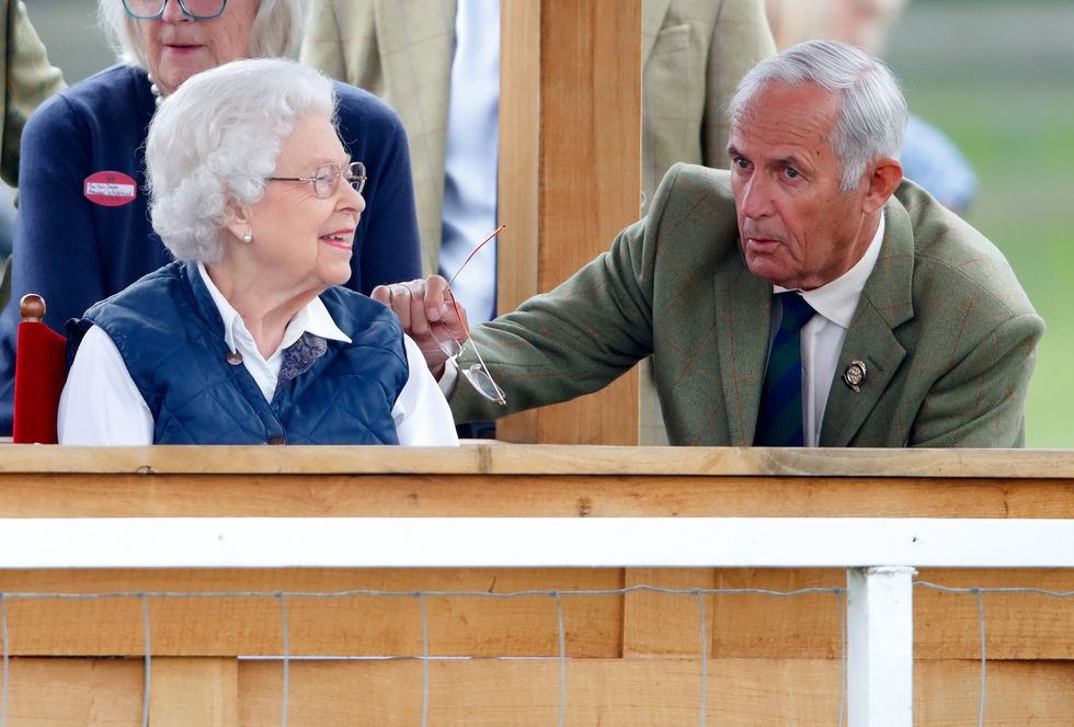 Queen Elizabeth II and Terry Pendry