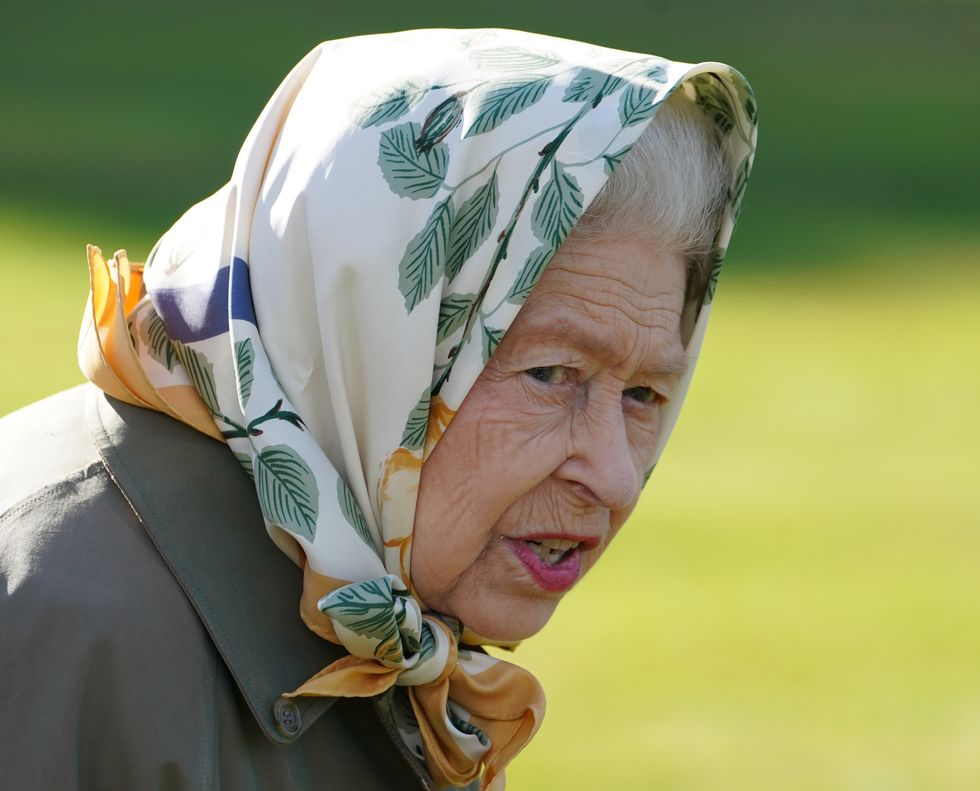 Queen Elizabeth II at Balmoral Cricket Pavilion