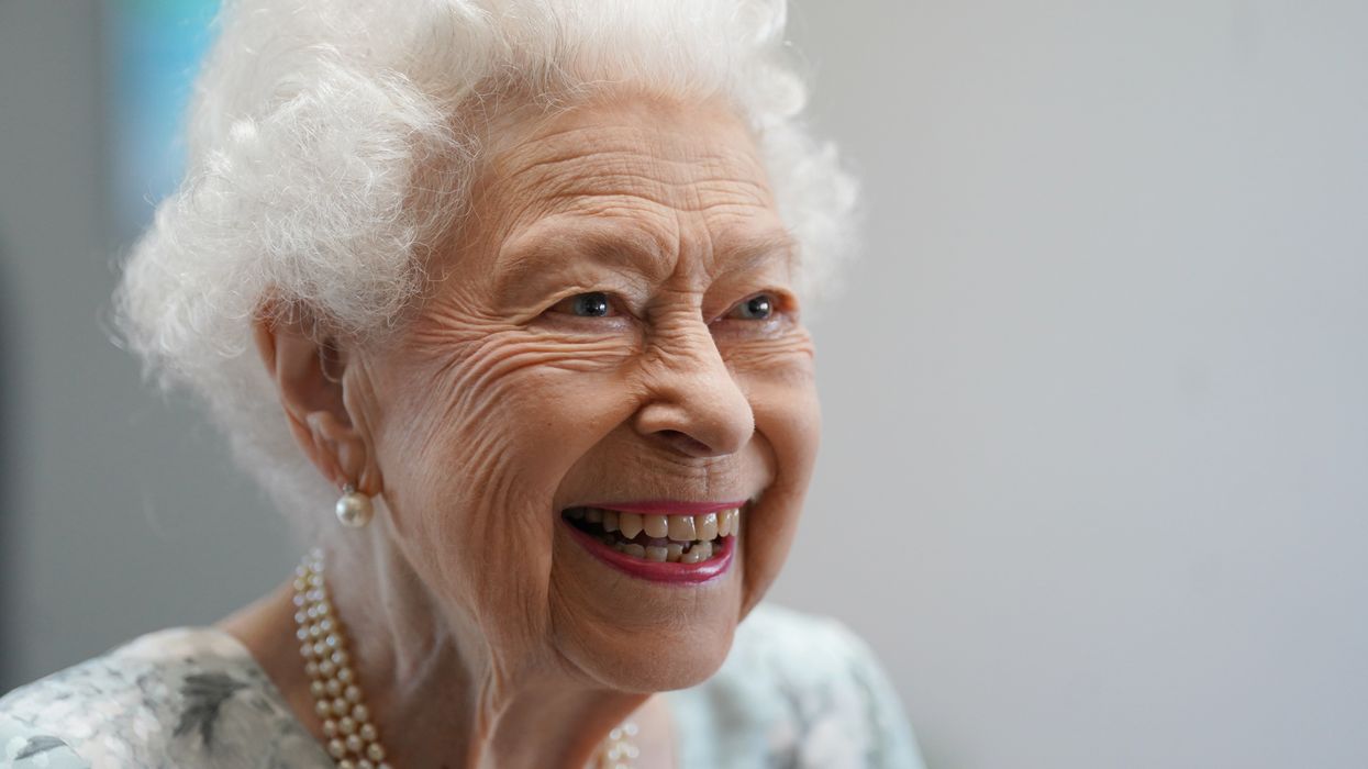 Queen Elizabeth II during a visit to officially open the new building at Thames Hospice, Maidenhead, Berkshire