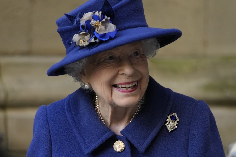 Queen Elizabeth II leaves after attending a Service of Thanksgiving at Westminster Abbey in London to mark the Centenary of the Royal British Legion.