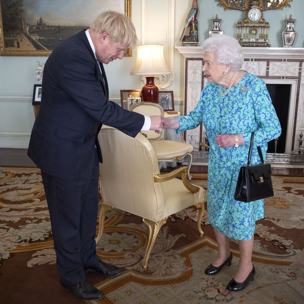 Queen Elizabeth II welcomes Boris Johnson in 2019