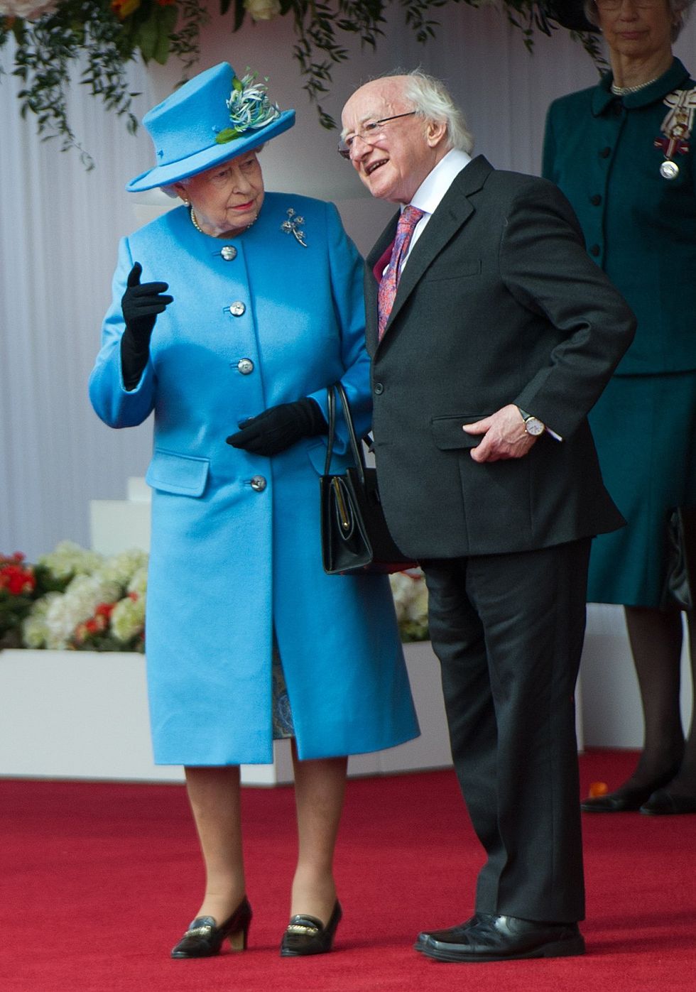 Queen Elizabeth ll and Michael D Higgins