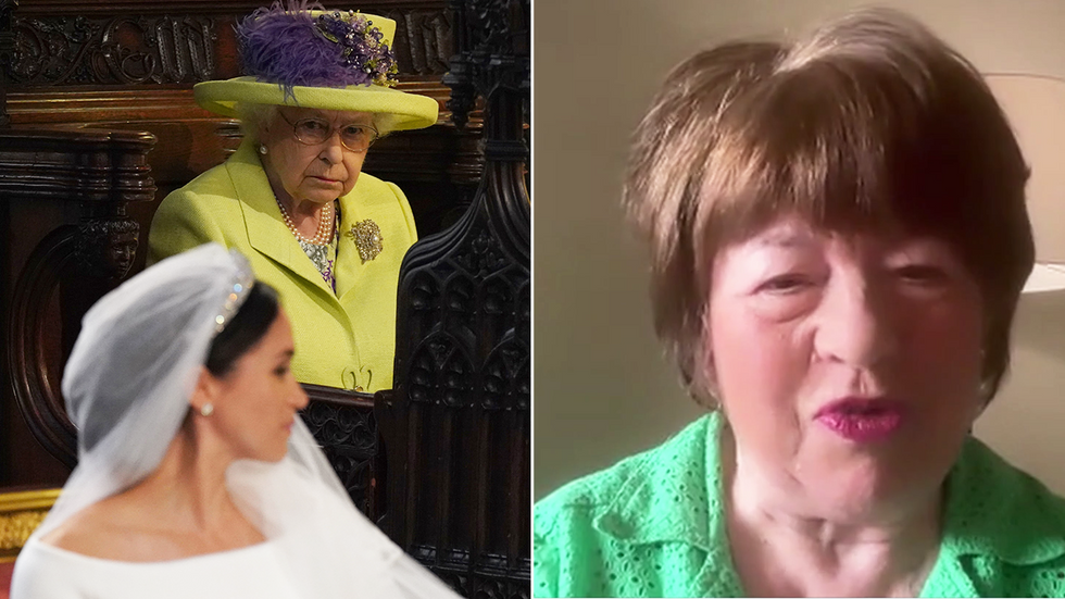 Queen Elizabeth, Meghan Markle and Angela Levin