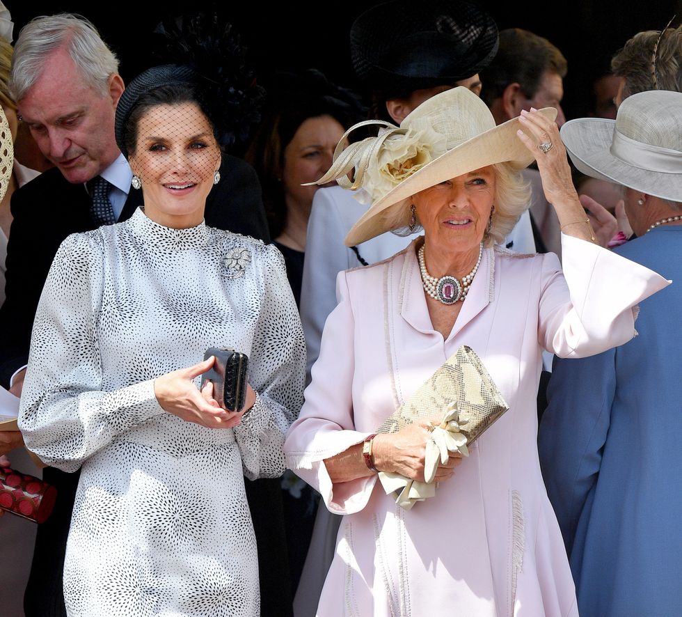 Queen Letizia and Camilla