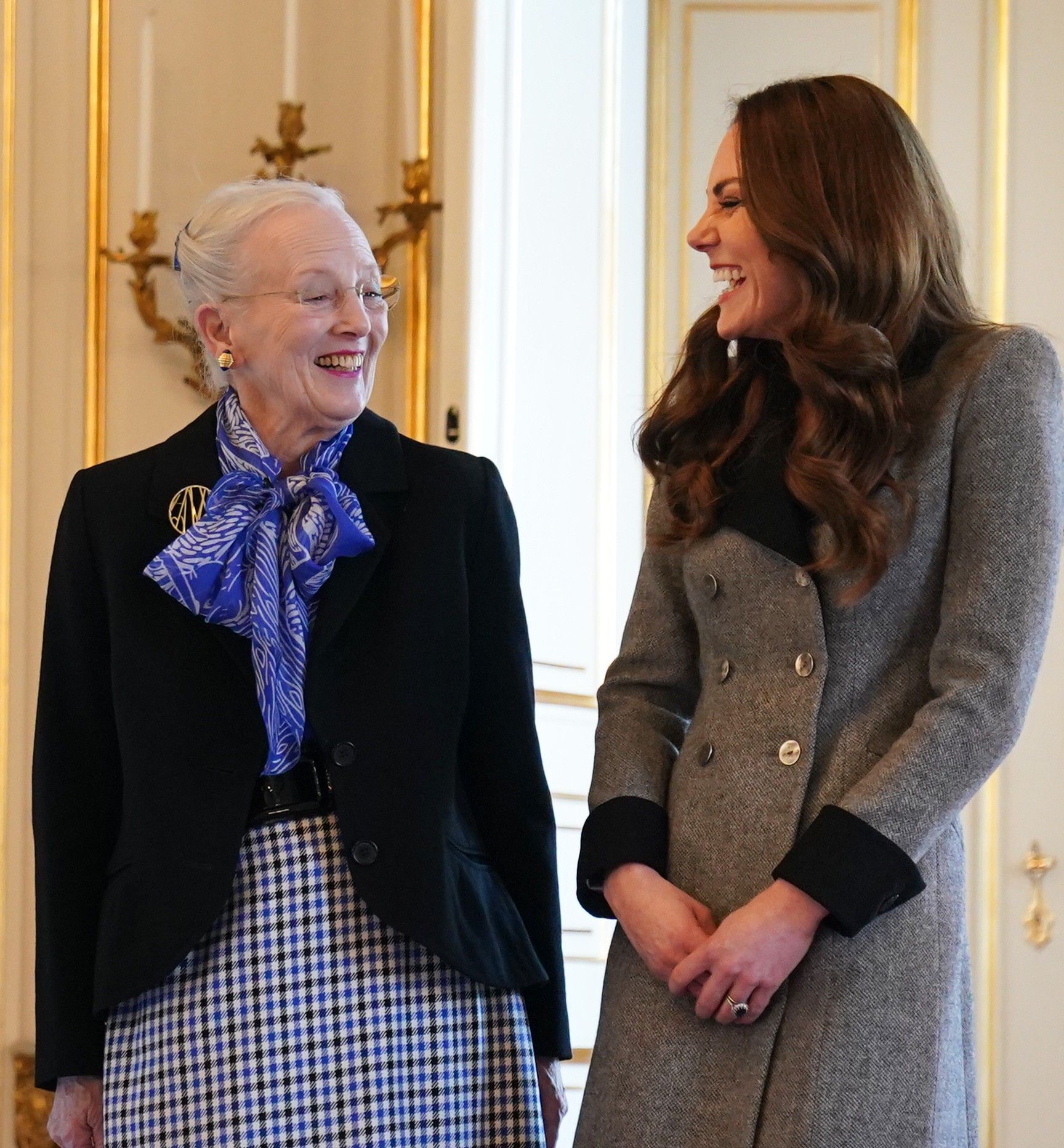 Queen Margrethe and Kate Middleton