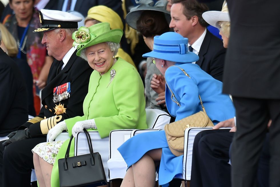 Queen Margrethe and Queen Elizabeth II