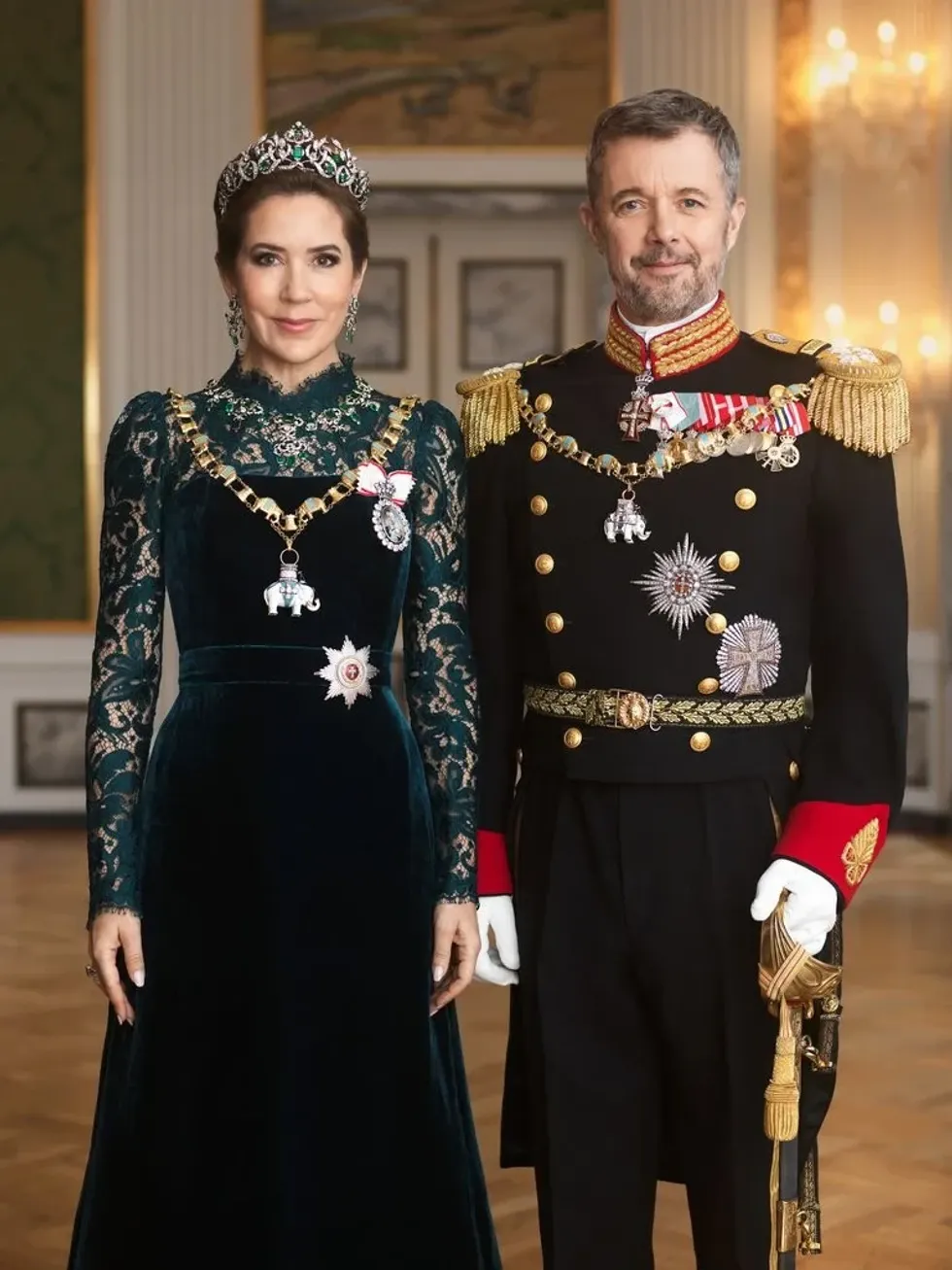 Queen Mary and King Frederik