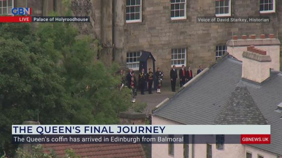 Queen Elizabeth II's coffin arrives in Edinburgh as thousands line route to pay their respects