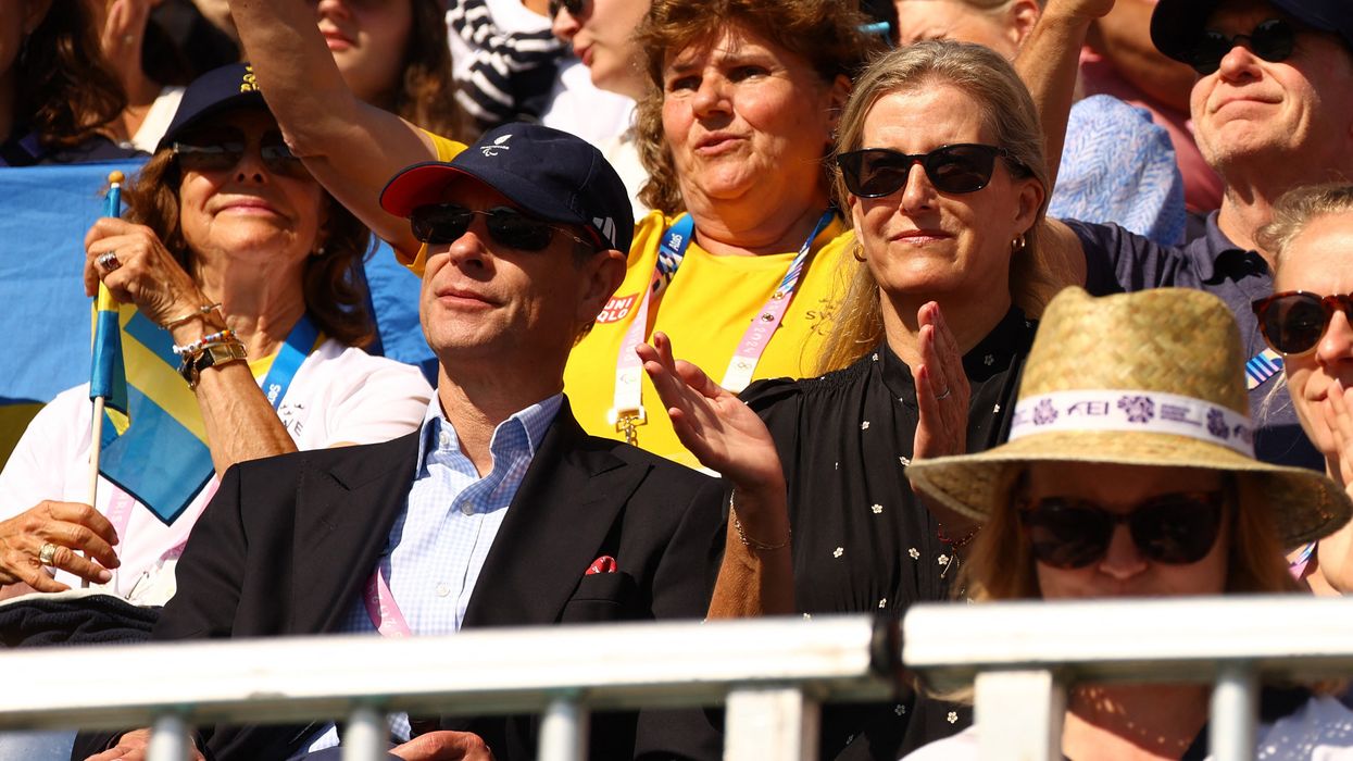 Queen Silvia of Sweden, Duchess of Edinburgh and Prince Edward