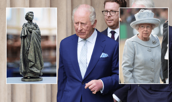 Queen statue