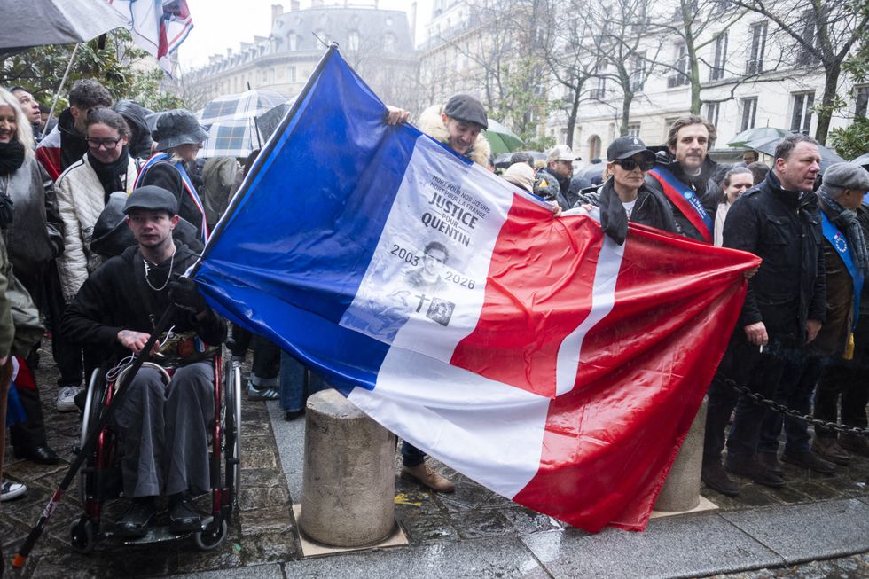 Quentin Deranque protesters