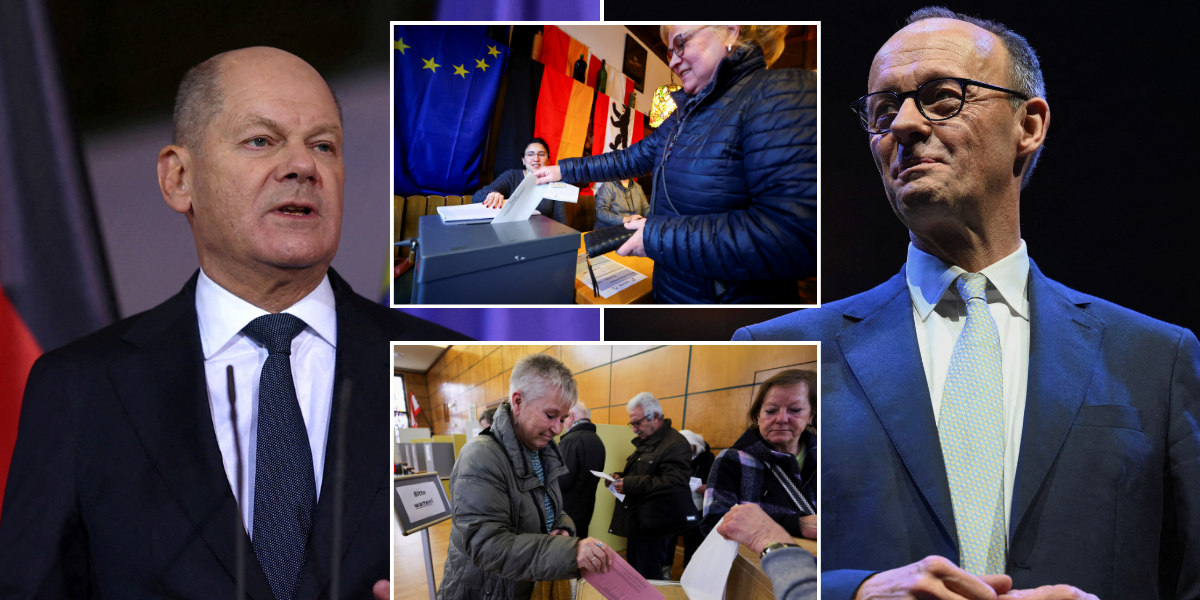 NextImg:German election news: Voting underway across country as voters make feelings clear over economy and migration