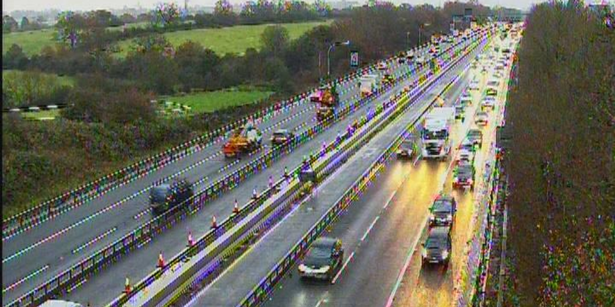 NextImg:M4 crash: 'Serious collision' sparks travel chaos near Bristol Airport with huge tailbacks