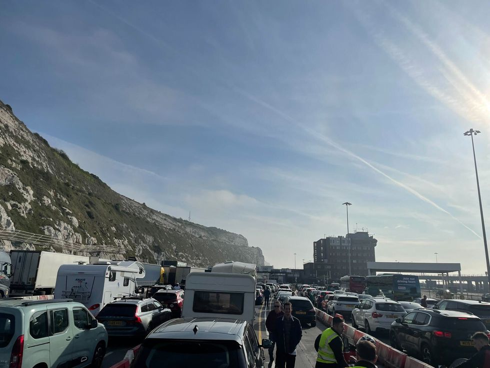 Queues at the Port of Dover