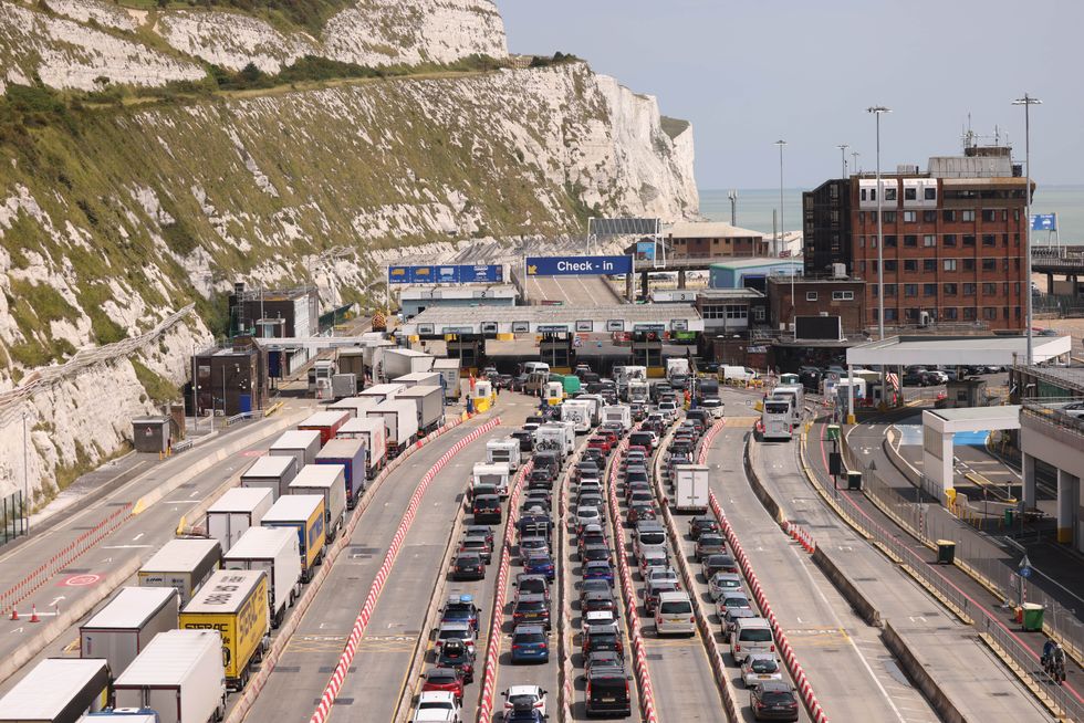 Queues at the Port of Dover