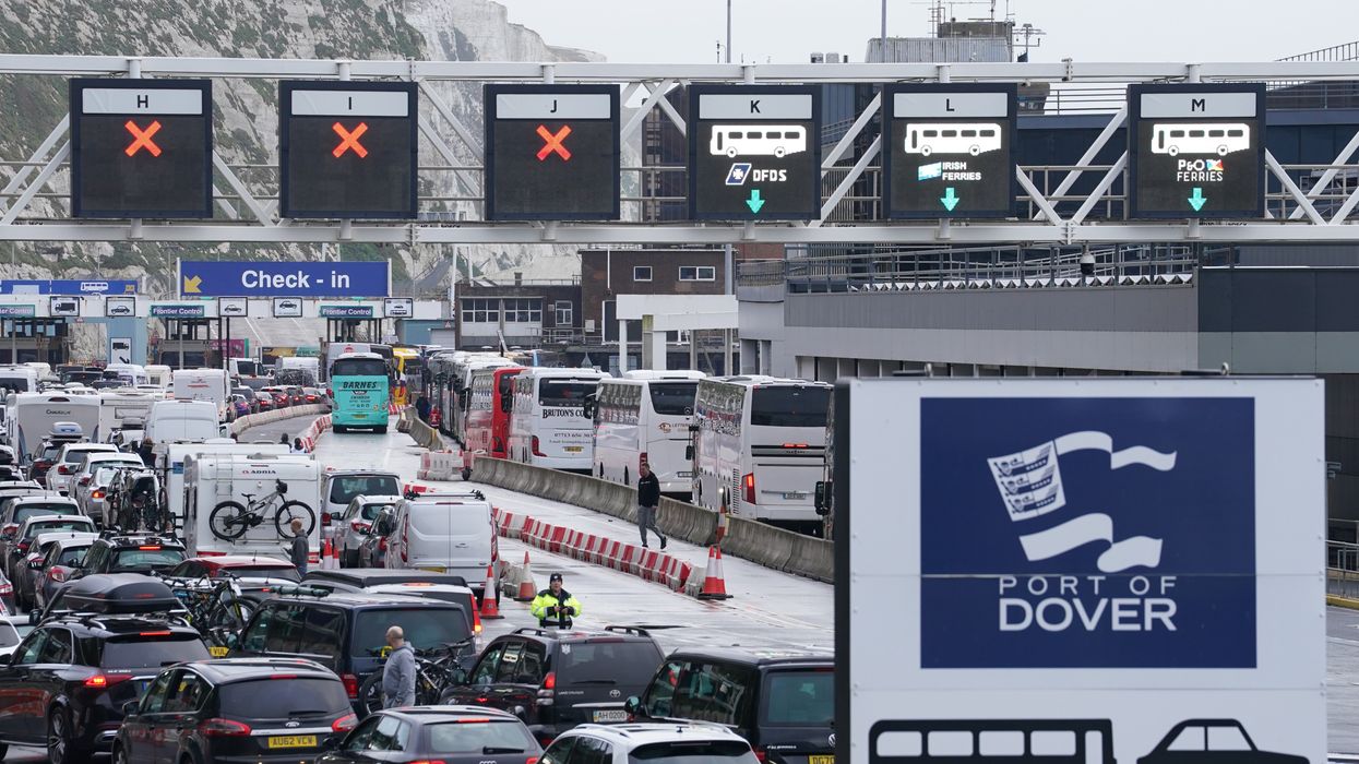 Queues at the Port of Dover