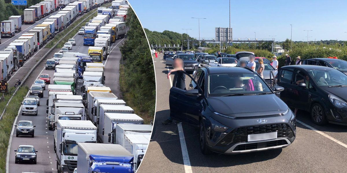 NextImg:'Hottest day' hell at UK border as 'hundreds' of holidaymakers stranded on sweltering tarmac