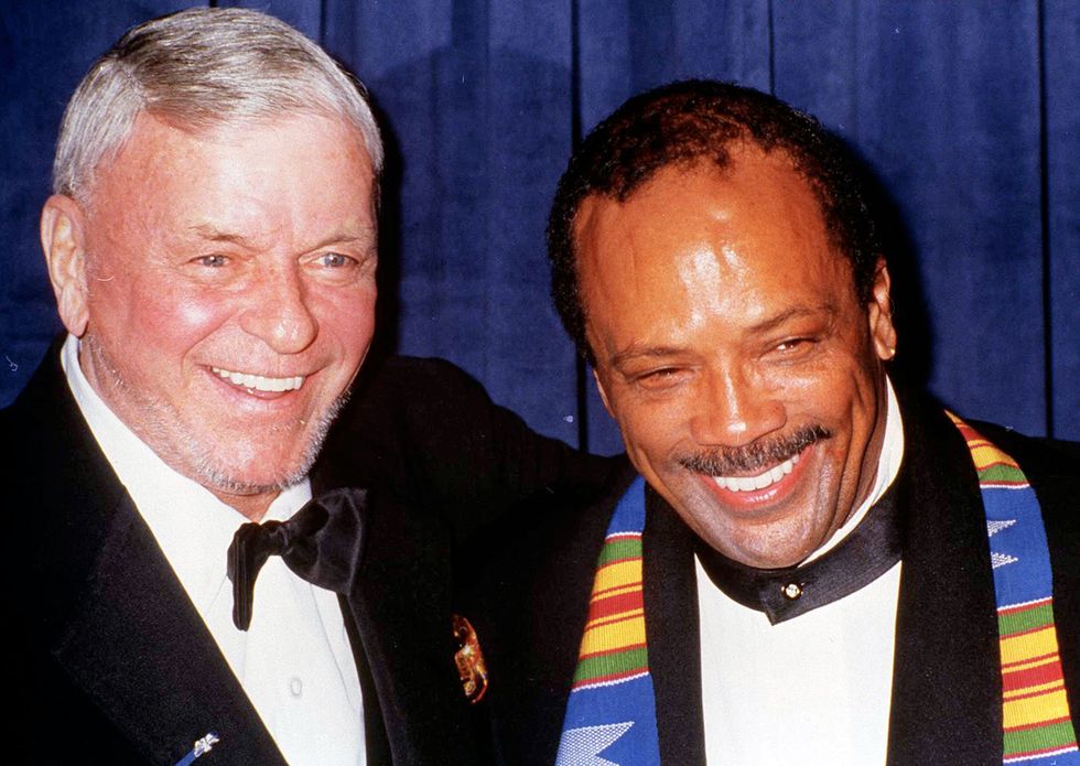 Quincy Jones with Frank Sinatra