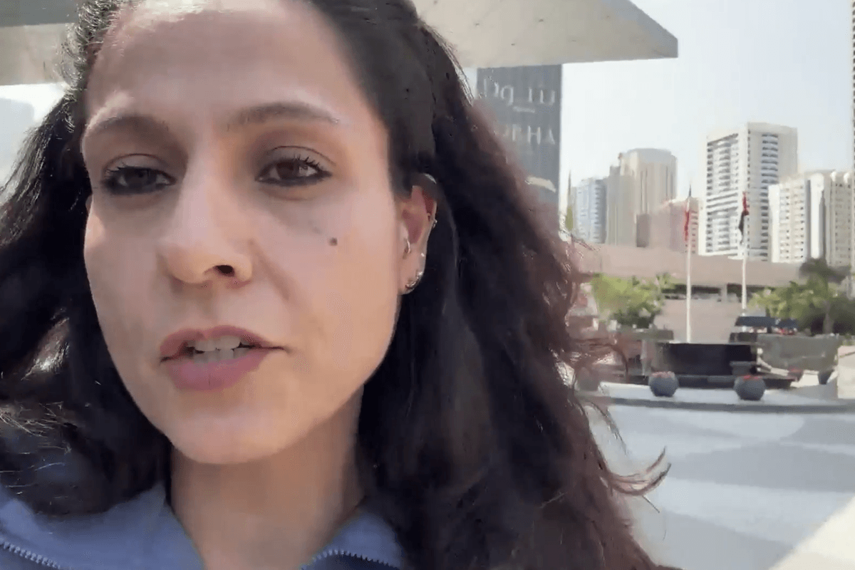 Qundeel Sadiq landed in Dubai yesterday morning