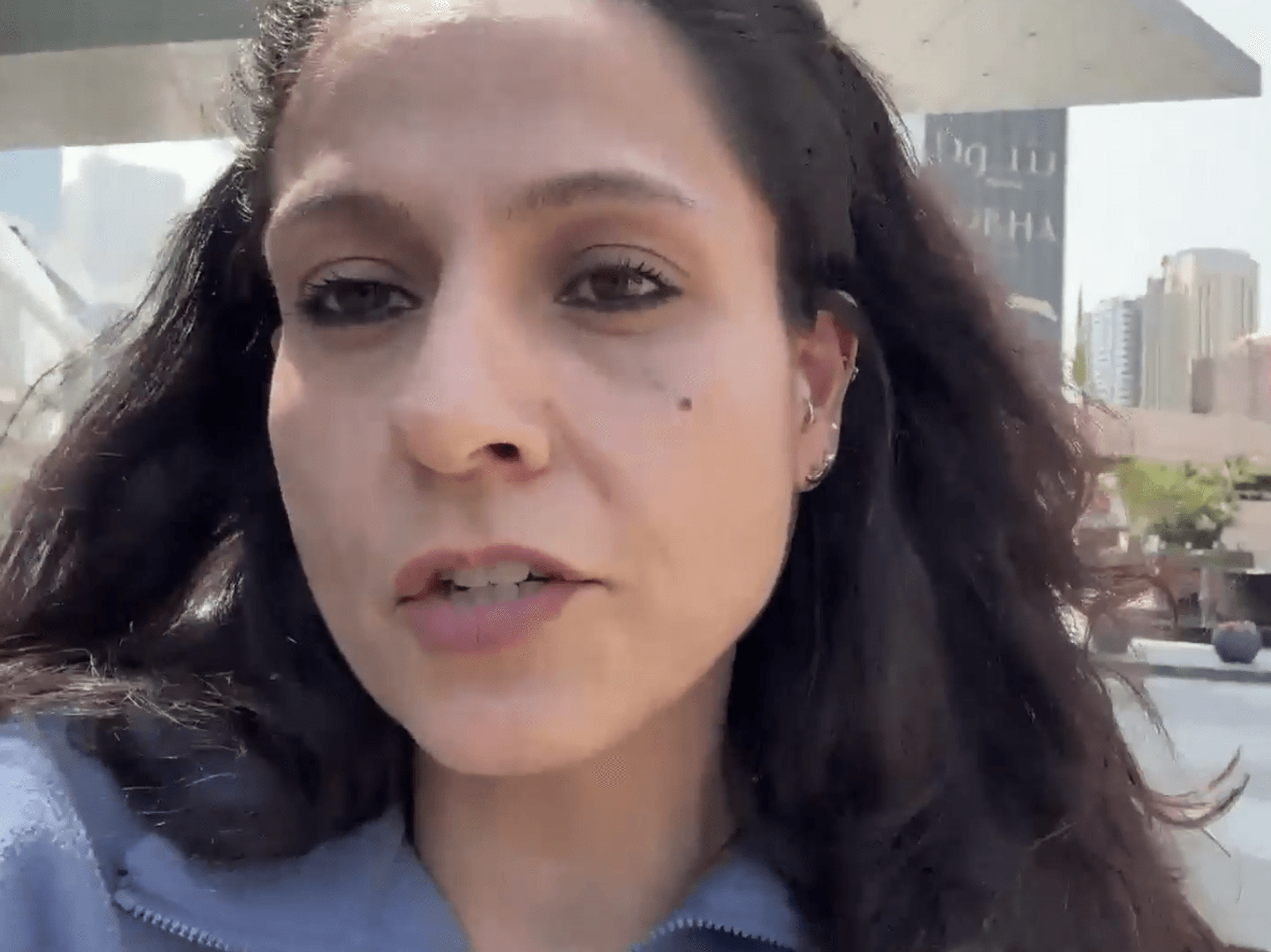 Qundeel Sadiq landed in Dubai yesterday morning