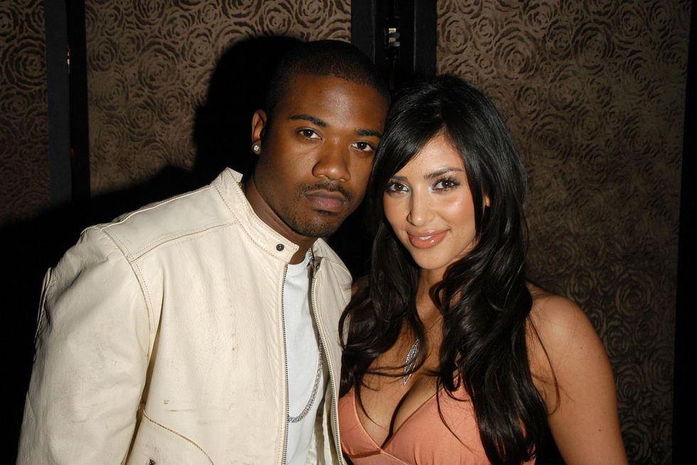 R&B singer Ray J and his ex girlfriend Kim Kardashian